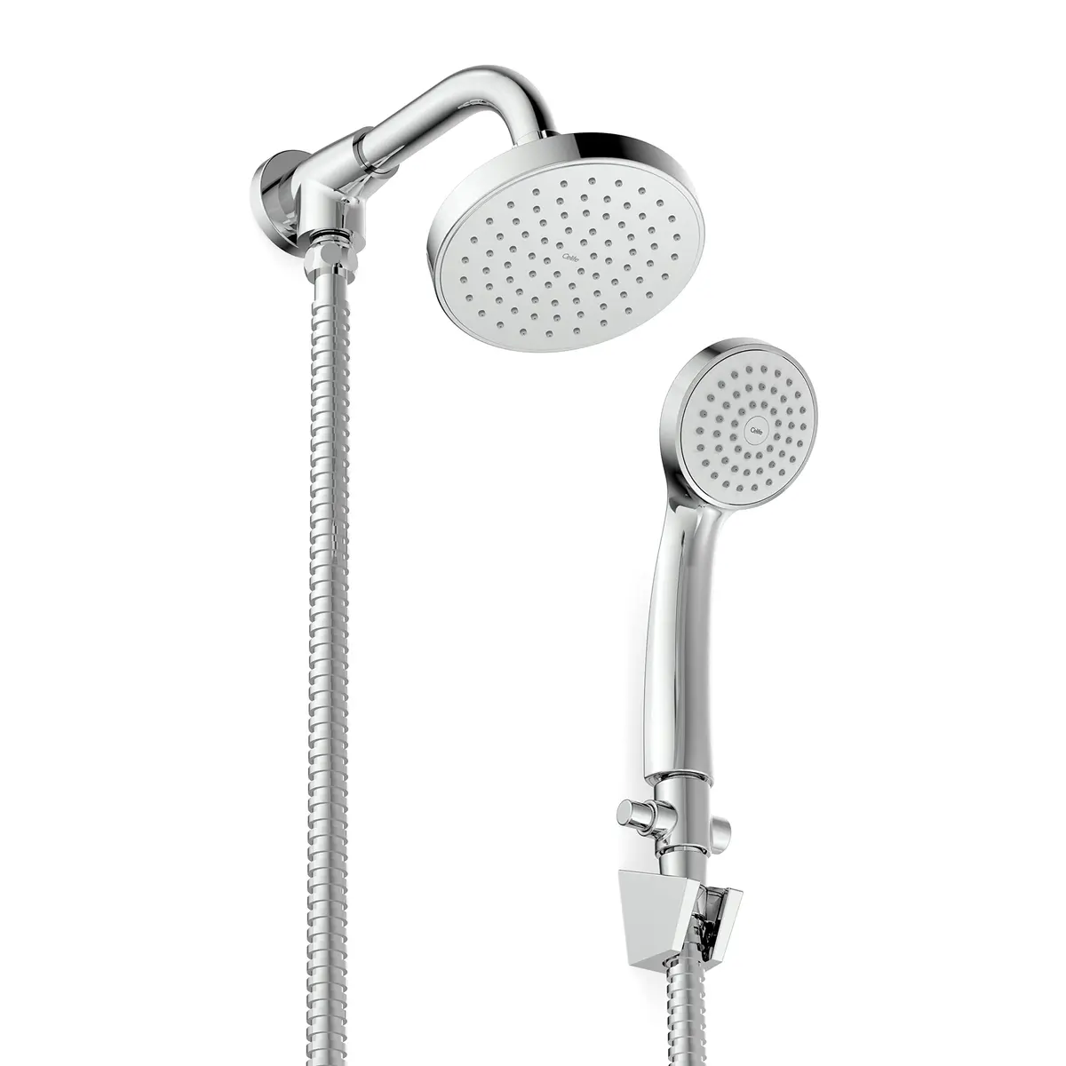 Celite Chuveiro 120 mm com desviador e ducha manual Basic - 1