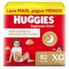 [leve 2 pague R$ 85,89] Fralda Huggies Supreme Care XG (82 unidades ) - 1