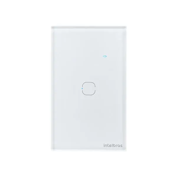 Interruptor Touch Smart Wi-Fi 1 Tecla Branco Intelbras Izy - 1