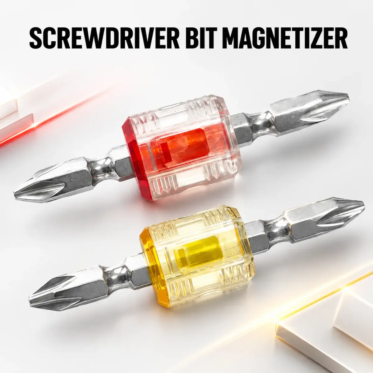 Ferramenta de Magnetização e Desmagnetização, Bobina Magnética para Brocas de Parafusadeira Elétrica de 6,35mm 1/4in, Design Magnético Robusto