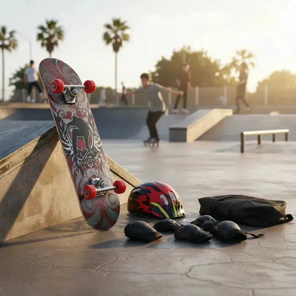 Skate Infantil sofisticado C/ Kit De Proteção - Diversas Cores Cinza Grafite thumbnail 10