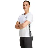 Camiseta Treino Essentials 3-Stripes adidas Performance Branco