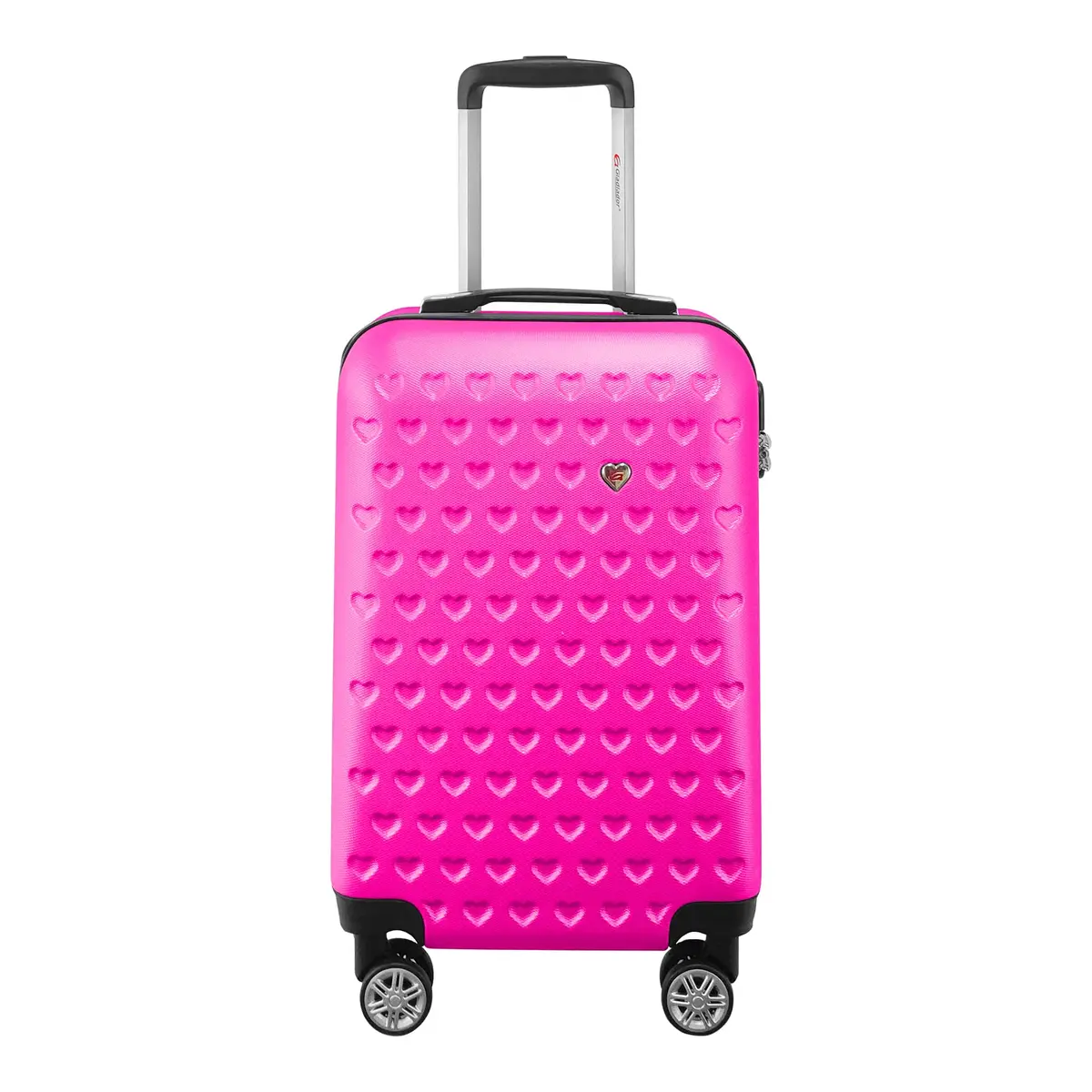 Mala de Bordo 10 kg em ABS com Cadeado Rodas 360º Gladiador C1MB Pink