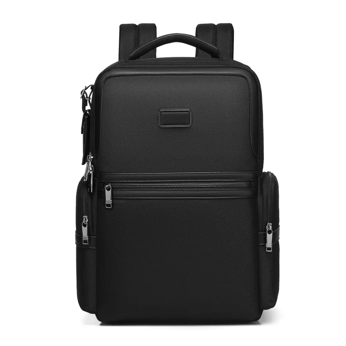 Mochila Masculina de Nylon de Alta Qualidade 2026 Impermeável para Negócios, Bolsa para Notebook de 15.6 Polegadas, Mochila Escolar Balística com Alça Macia e Abertura de 180 Graus - 1