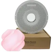 Filamento Bambu Lab PLA Translucent, 1.75mm, 1kg, Cherry Pink