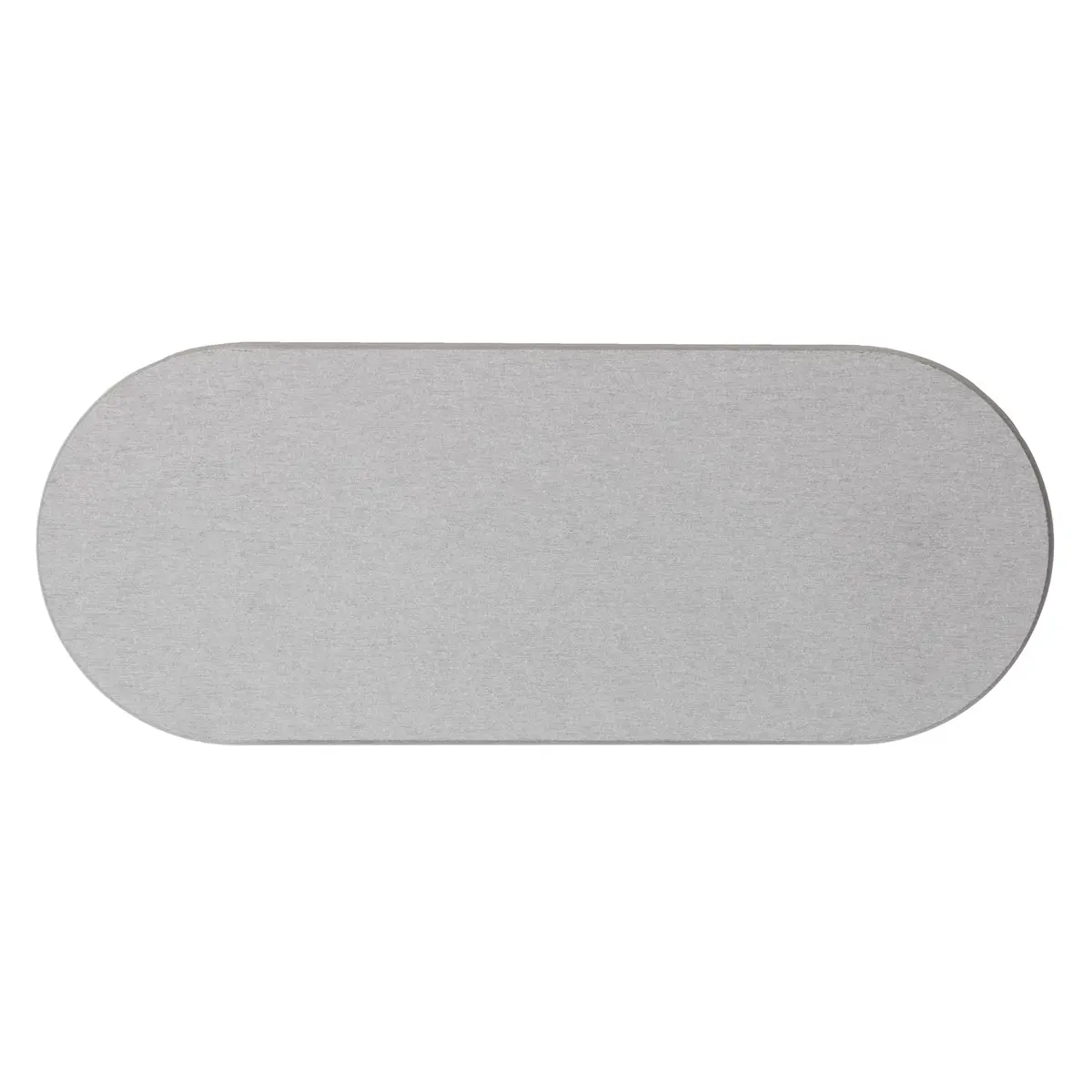 LYOR - Bandeja Oval Absorvente para Pia 28cm x 11cm Cinza Pedra Diatomita