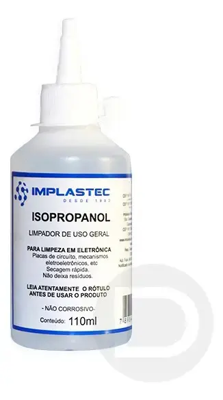 Álcool Isopropílico 99,8% Limpa Eletrônicos 110ml