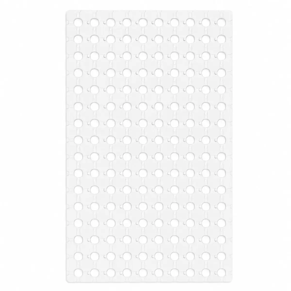 Tapete Antiderrapante para Box Banheiro 35x70 Segurança Idosos (Branco) - 1