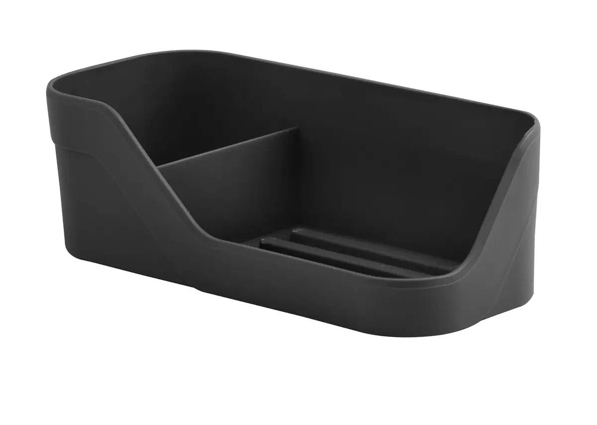 Ou Organizador de Pia Compacto Preto Linha Trium | Compacto