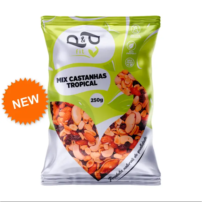 Mix Castanha Tropical Nuts Saudável Nozes, Amêndoas, Castanha Para/Caju Uva Passa Amendoim Gojiberry