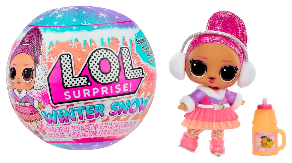 L.O.L. Surprise! Winter Snow Tot - 1 boneca colecionável com uma surpresa de Neve, 8 bonecas para colecionar, inclui modas e acessórios de gelados, para crianças +4 anos - 1