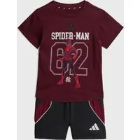 Conjunto Curto adidas Sportswear Spider Man Vinho