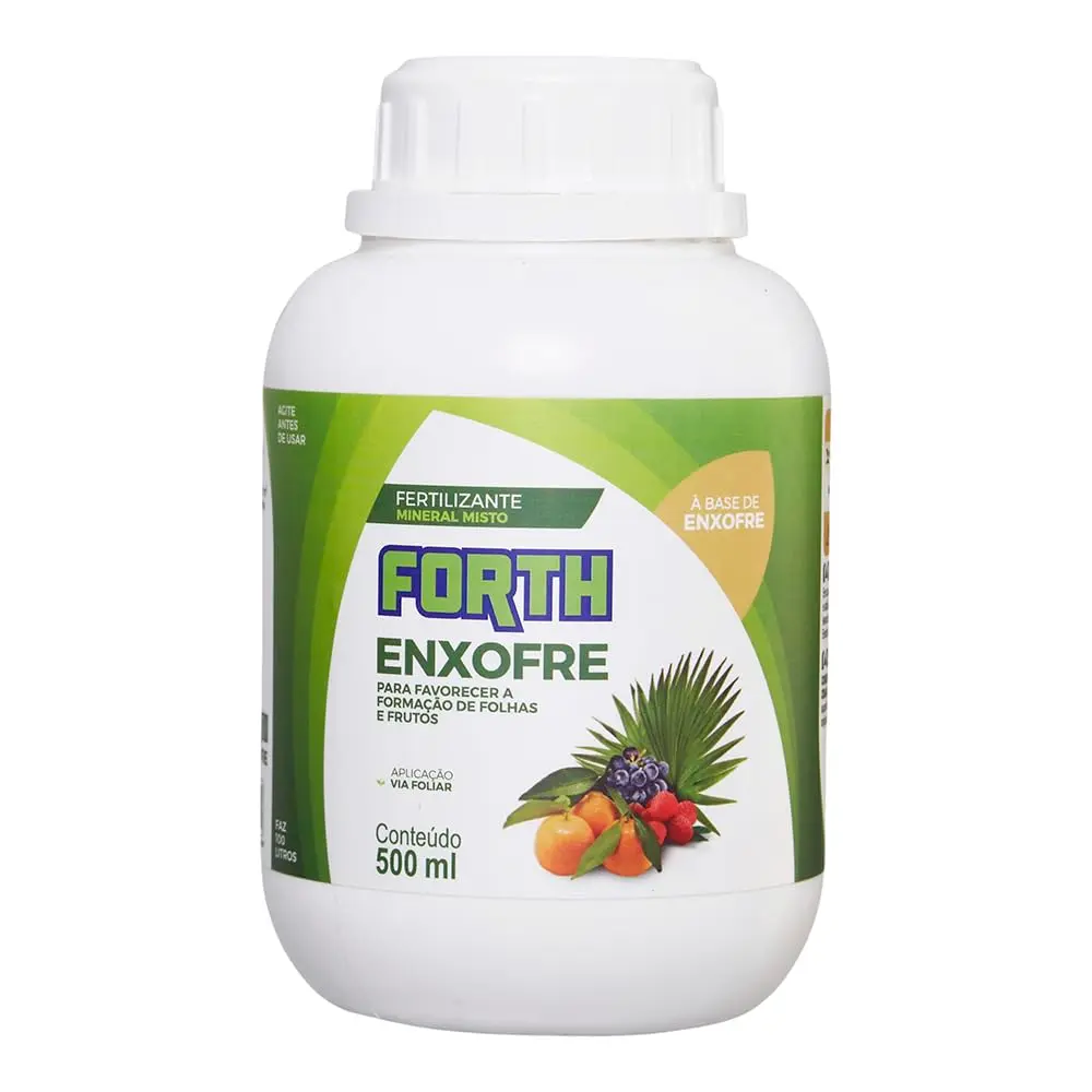 Fertilizante Adubo Forth Enxofre Liquido Conc. 500 Ml- Frasco - 1