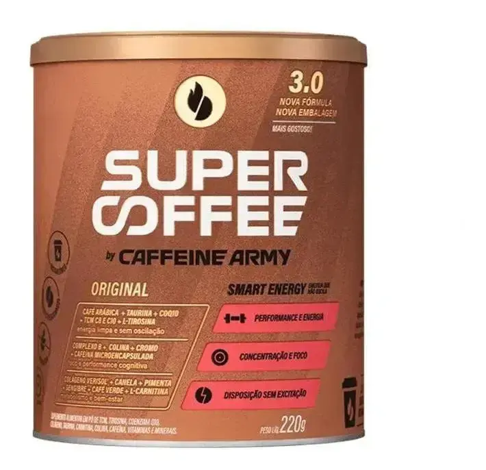 Supercoffee 3.0 220g Super Coffee Caffeine Army Sabor