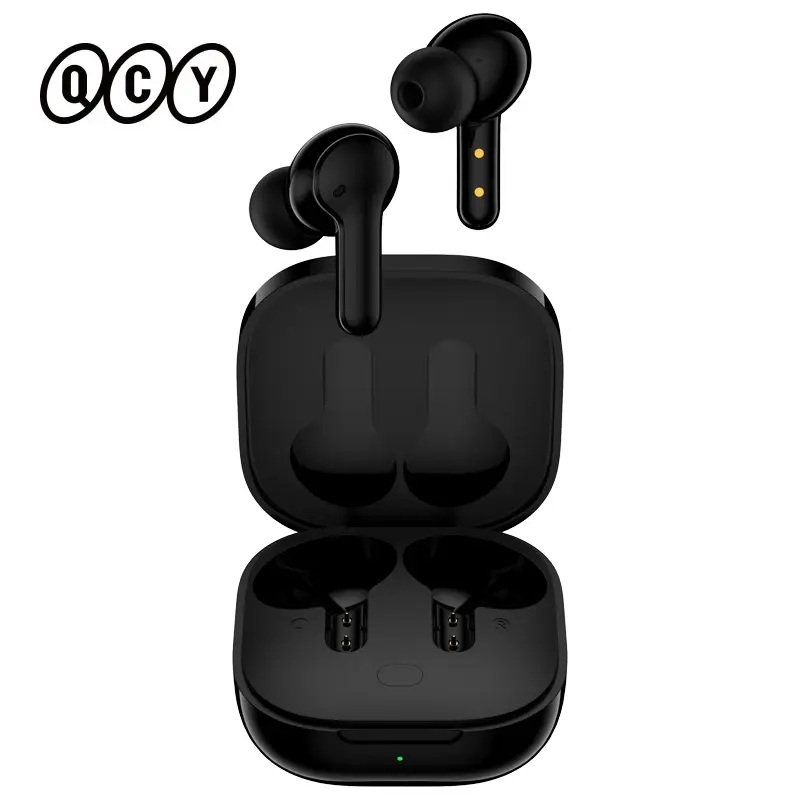 Qcy t13 tws sem fio bluetooth fone de ouvido v5.1 controle toque com 4 microfones enc hd chamada fone personalização app 40h