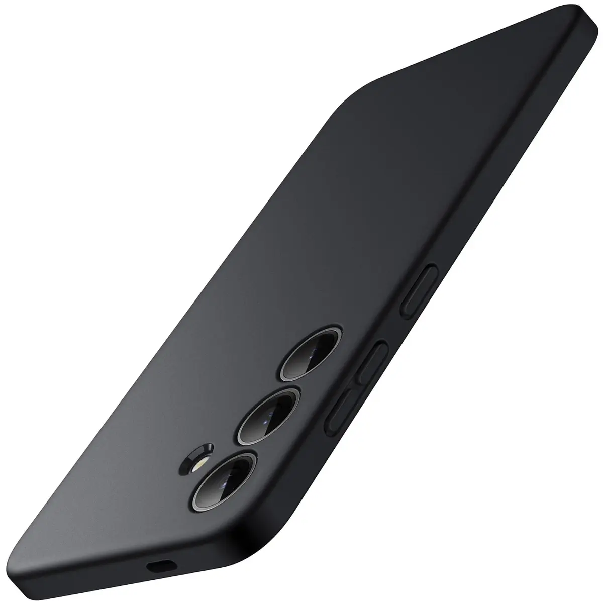 JETech Capa Fina para Samsung Galaxy S24 Plus, Preto | Proteção da Lente da Câmera, Design de TPU Macio, Acabamento Fosco, Proteção À Prova de Choque
