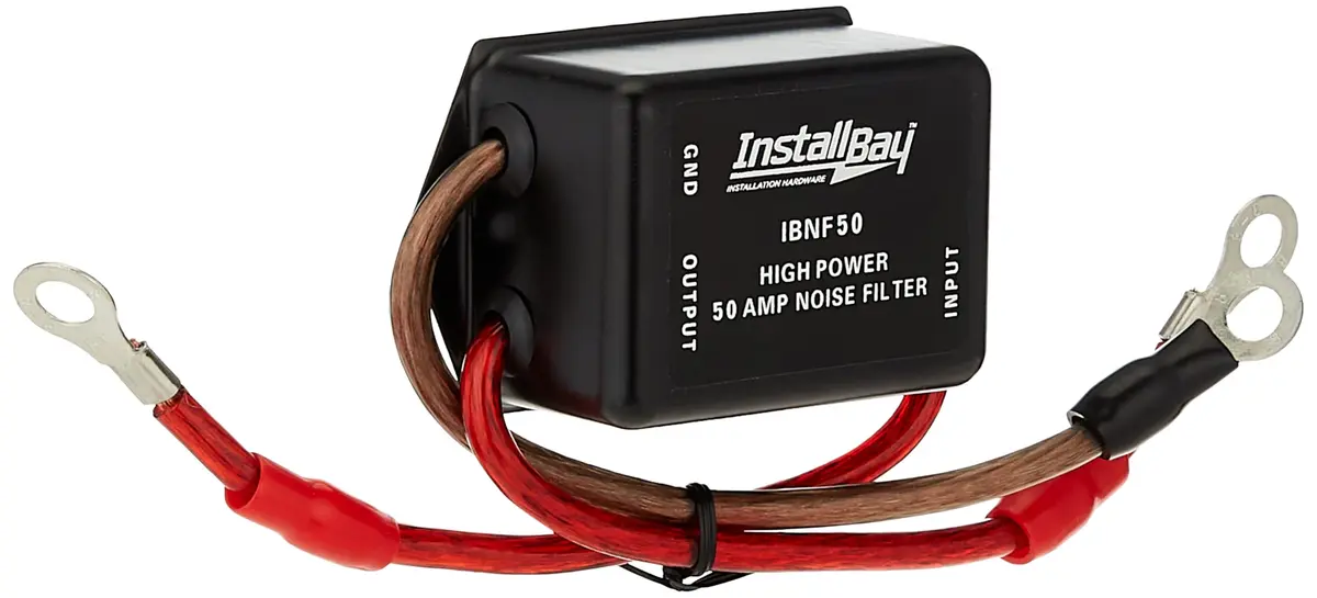 Instale o filtro de ruído Bay IBNF50 50 AMP cada