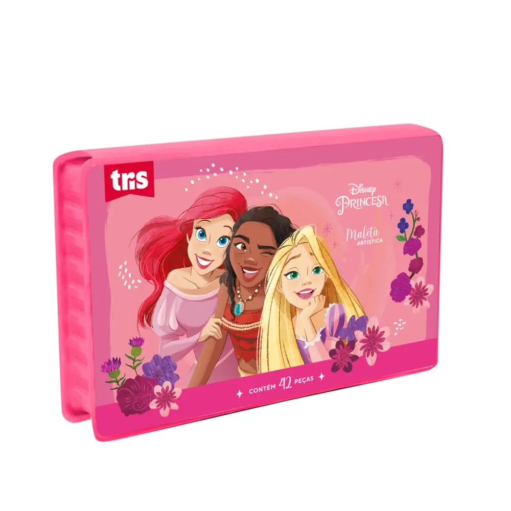 Maleta Artistica Princesas 42 Pecas - 1
