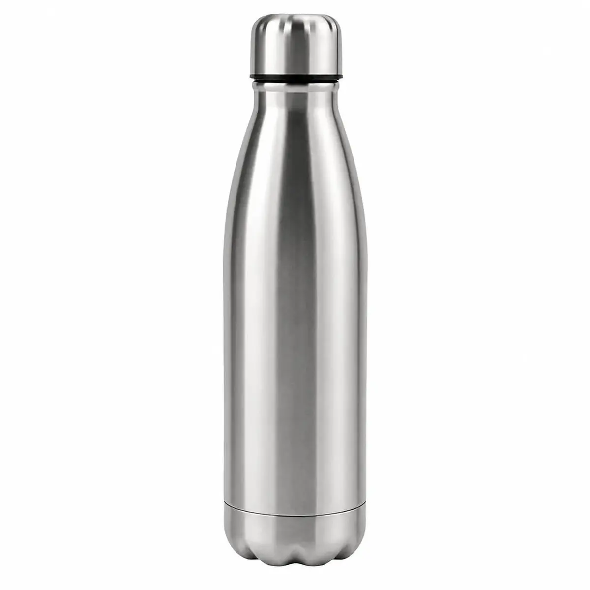 Garrafa de Aço Inox, Dupla Camada, Tampa Rosqueável, Antivazamento, 500ml | Aço Inoxidável, Conservação Térmica, 500 ml, Portátil