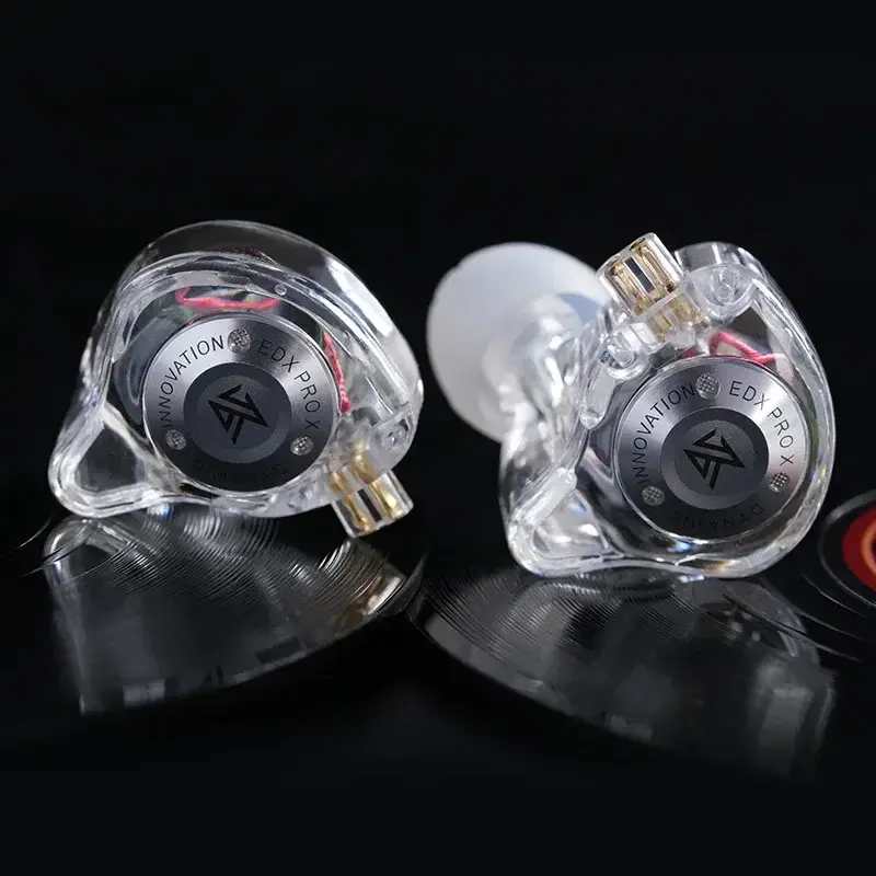 Fones de Ouvido KZ EDXPRO X com Driver Dinâmico, Fone de Ouvido HIFI com Graves Potentes, Fones de Ouvido Esportivos com Cancelamento de Ruído para Música, KZ ZSTX ZSN PROX EDC EDA ZVX