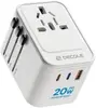 Adaptador de viagem universal com 3 portas USB - 1
