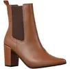 Bota Feminina Bico Fino Com Elástico Salto Alto Promoção - 1