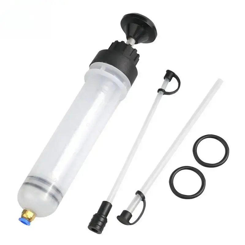 Bomba Extratora Manual de Óleo Automotivo 200CC 500CC, Seringa de Vácuo para Sucção e Enchimento de Fluidos para Freio, Câmbio e Transmissão com Mangueira Longa - 1