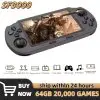Consola de jogos de vídeo portátil SF3000, com design retro, sistema Linux, ecrã IPS de 4,5 polegadas com resolução de 854x480, bateria de 3000 mAh, ideal para jogos de vídeo em qualquer lugar. - 1