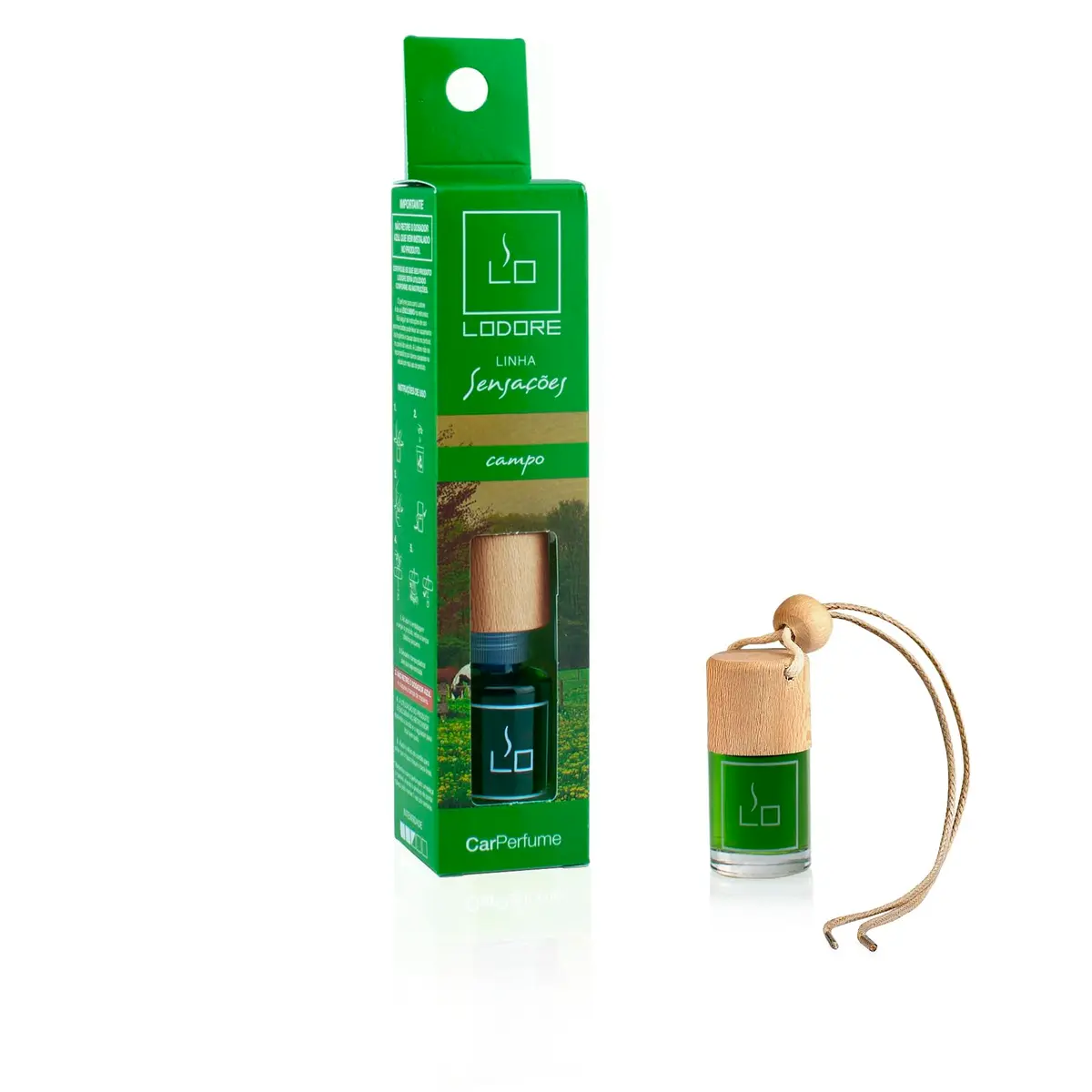 Lodore Car Aromatizante Automotivo Campo Terra Molhada Sem Álcool 7 ml
