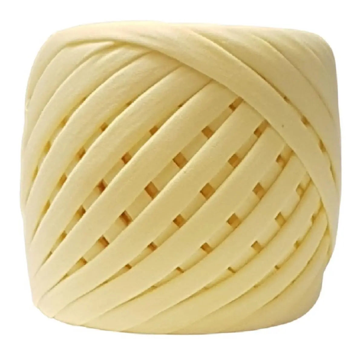 Fio de Malha Dalia Premium 500g – Espessura 33mm, Anti-Pilling, para Crochê, Tricô e Bolsas Artesanais (8001-Amarelo Bebe)