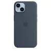 Apple Capa de silicone com MagSafe para iPhone 14 – Azul-tempestade 