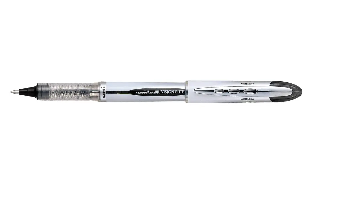Uni-ball Vision Elite UB 200 Caneta Rollerbal - 0.8mm - Preta - Blister com 1 Unidade
