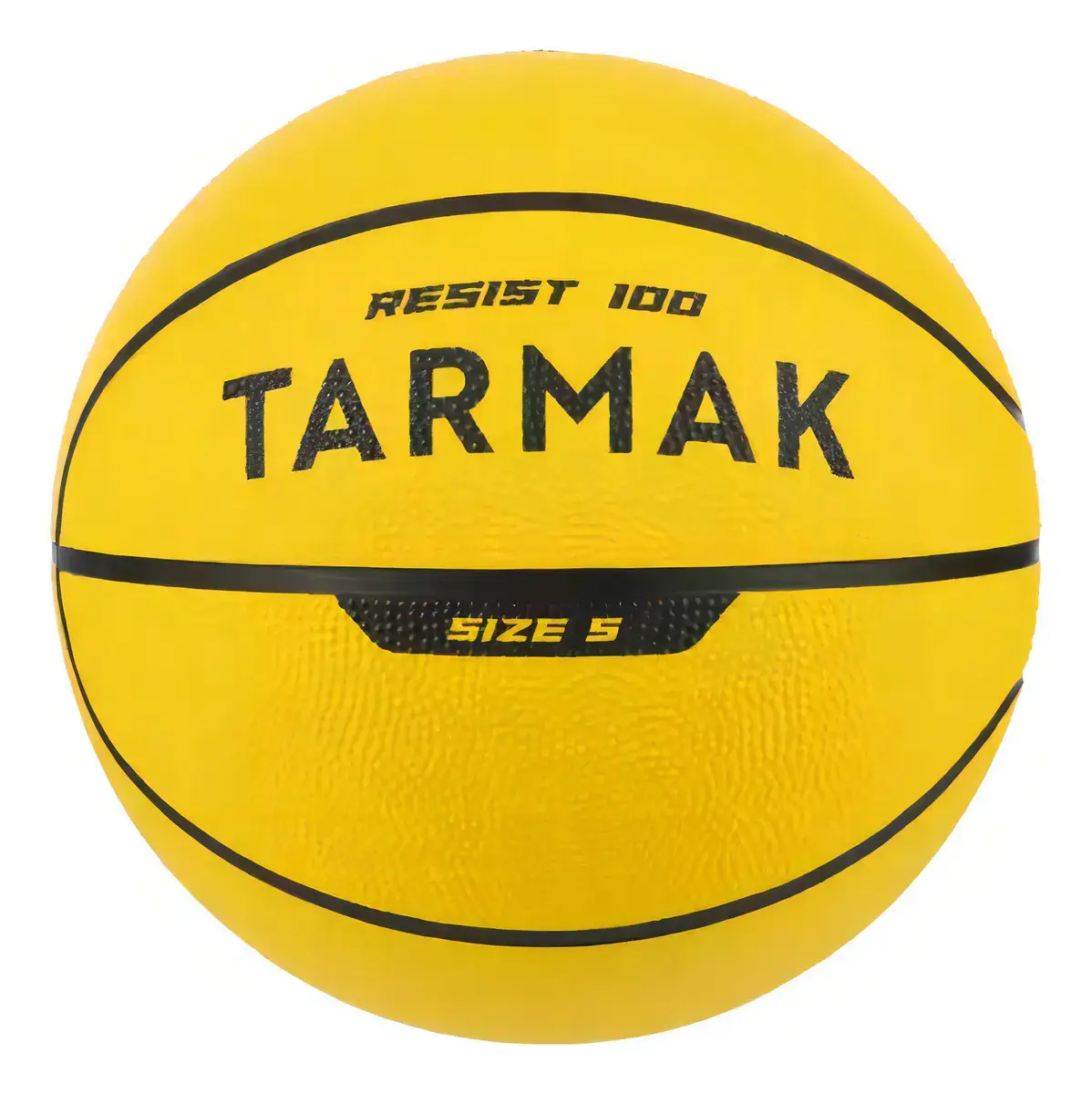 Bola de Basquete Tarmak R100 Tamanho 5 para Crianças Amarelo