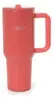 Copo Térmico com Canudo Inox 1200ml Rosa - 1