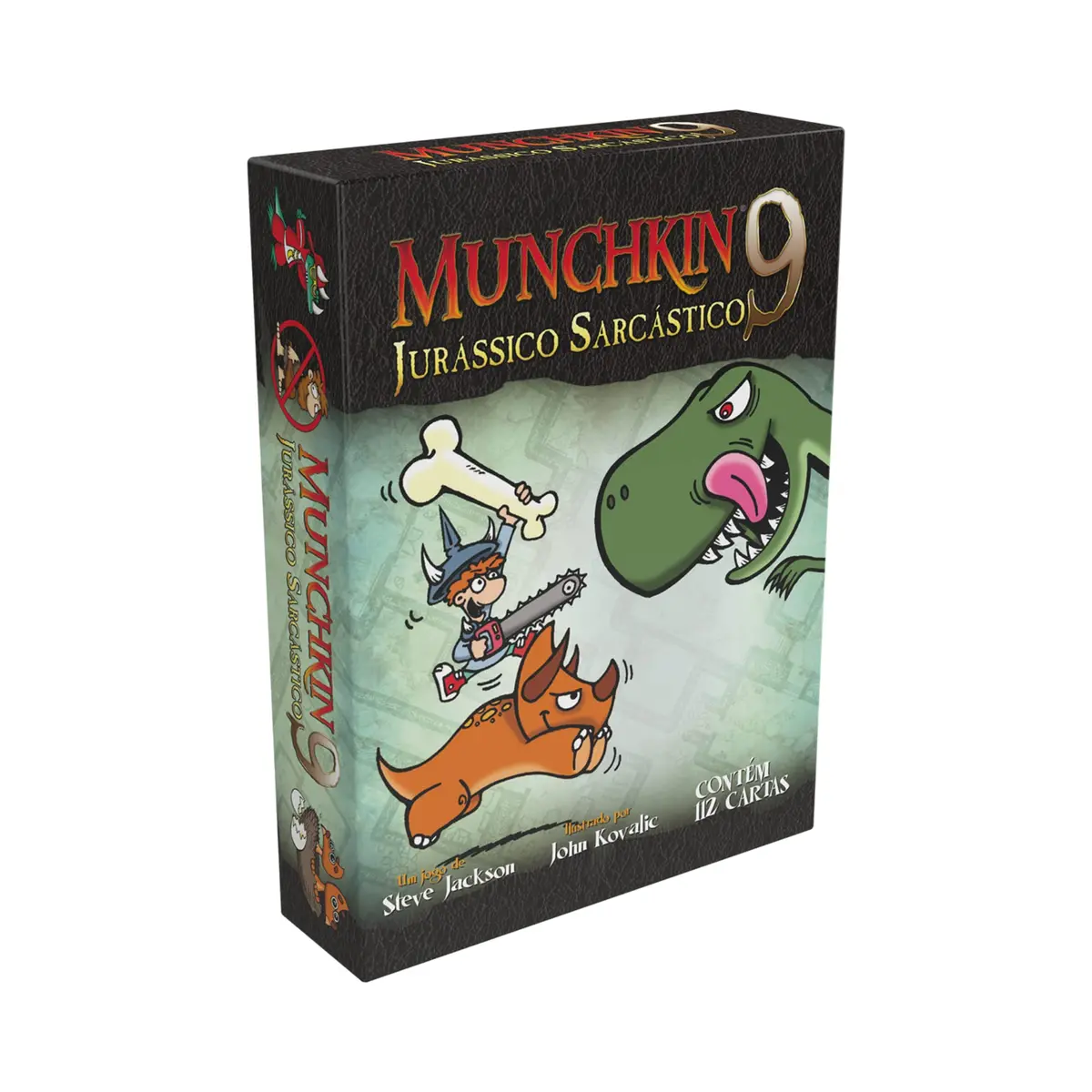 Galápagos, Munchkin 9: Jurassic Snark (Expansão), Jogo de Cartas para Amigos, 3 a 6 jogadores, 60-90 minutos por partida
