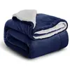 Coberdrom Casal Queen Sherpa Edredrom Pele de Carneiro 2,40m x 2,20m - 1