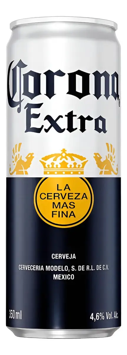 Cerveja Corona Extra Lata 350ml (1 Unidade lata de 350ml)