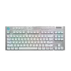 Teclado Mecânico Gamer Sem Fio Logitech G915 X LIGHTSPEED Design TKL - BRANCO - 1