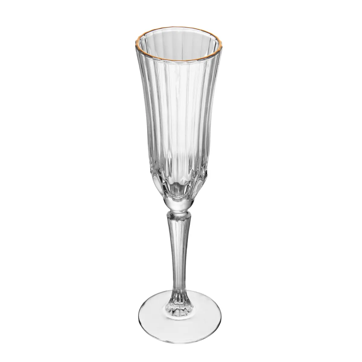 WOLFF - Taça de Champagne Belle Jour com Fio de Ouro 160ml Cristal Ecológico - 1