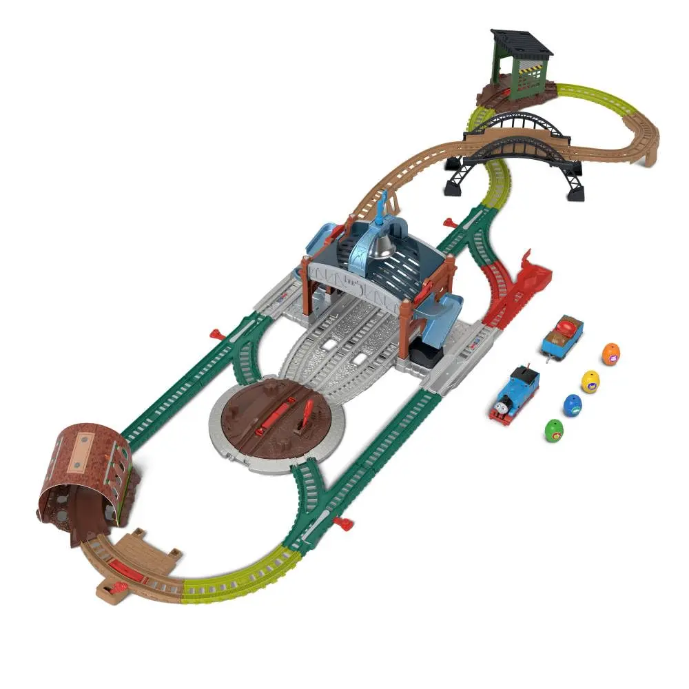 Thomas e Seus Amigos Pista de Brinquedo Motorizada Entregue os Barris! - 1