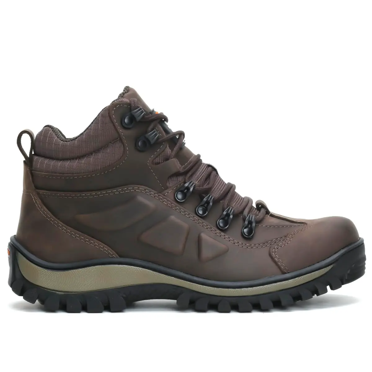 Bota Adventure Trilha Couro Legítimo Palmilha Gel Anatômica 1901 com CA Café