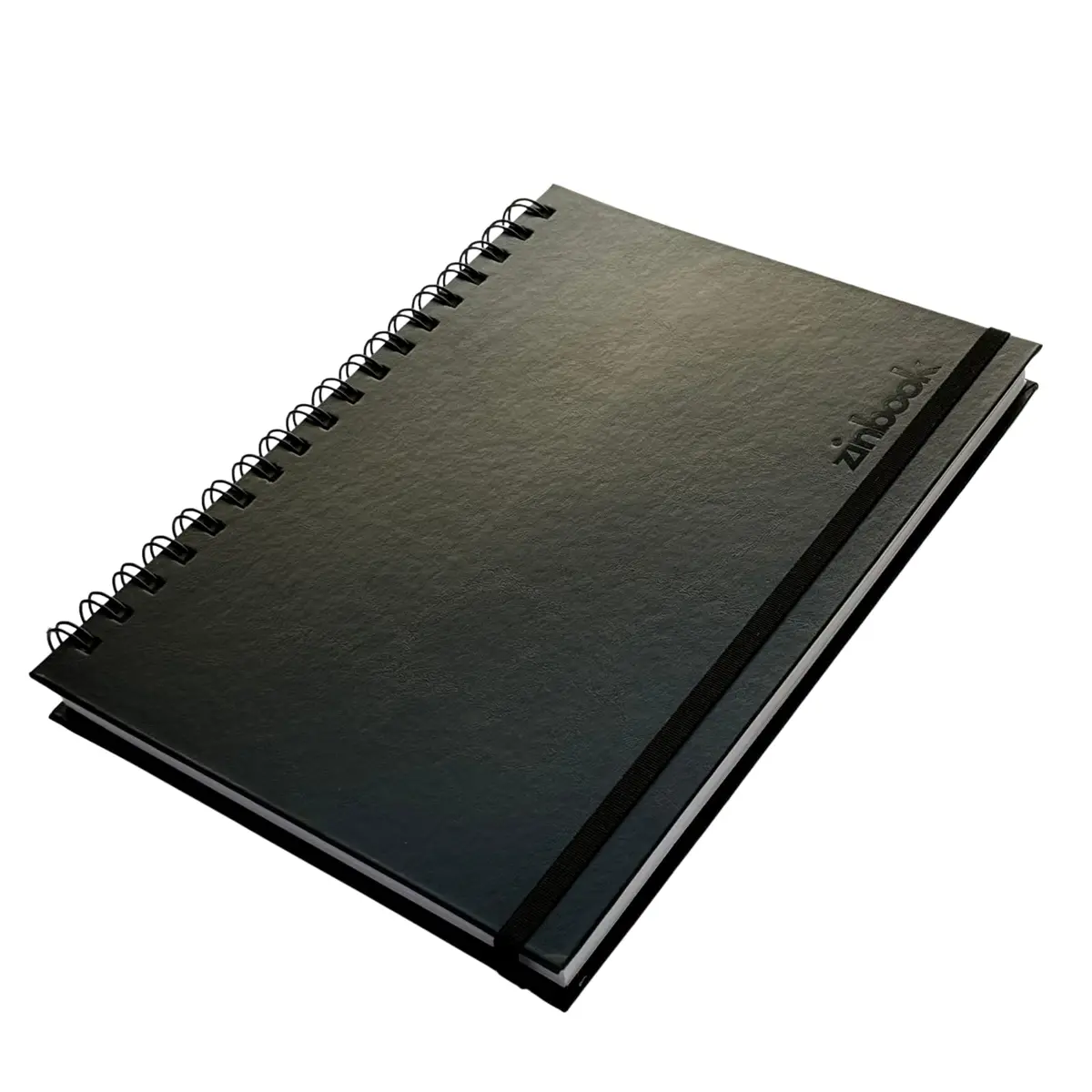 Sketchbook Grande 21x28cm Caderno De Desenho Capa Dura Folha Branca Sem Pauta 150g Wire-o zinbook