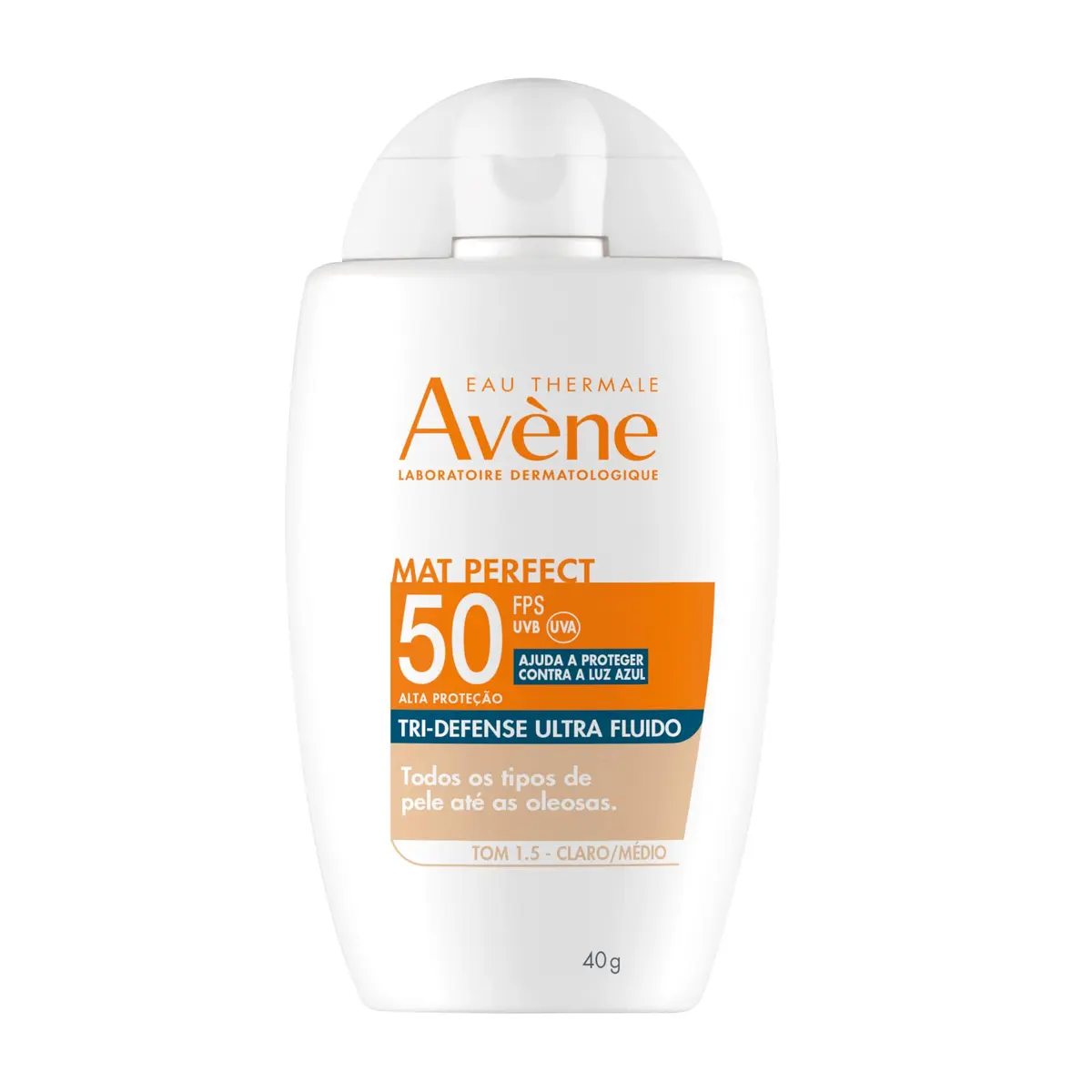 Avène Protetor Solar Facial Com Cor Mat Perfect Tri-Defense FPS50 40g