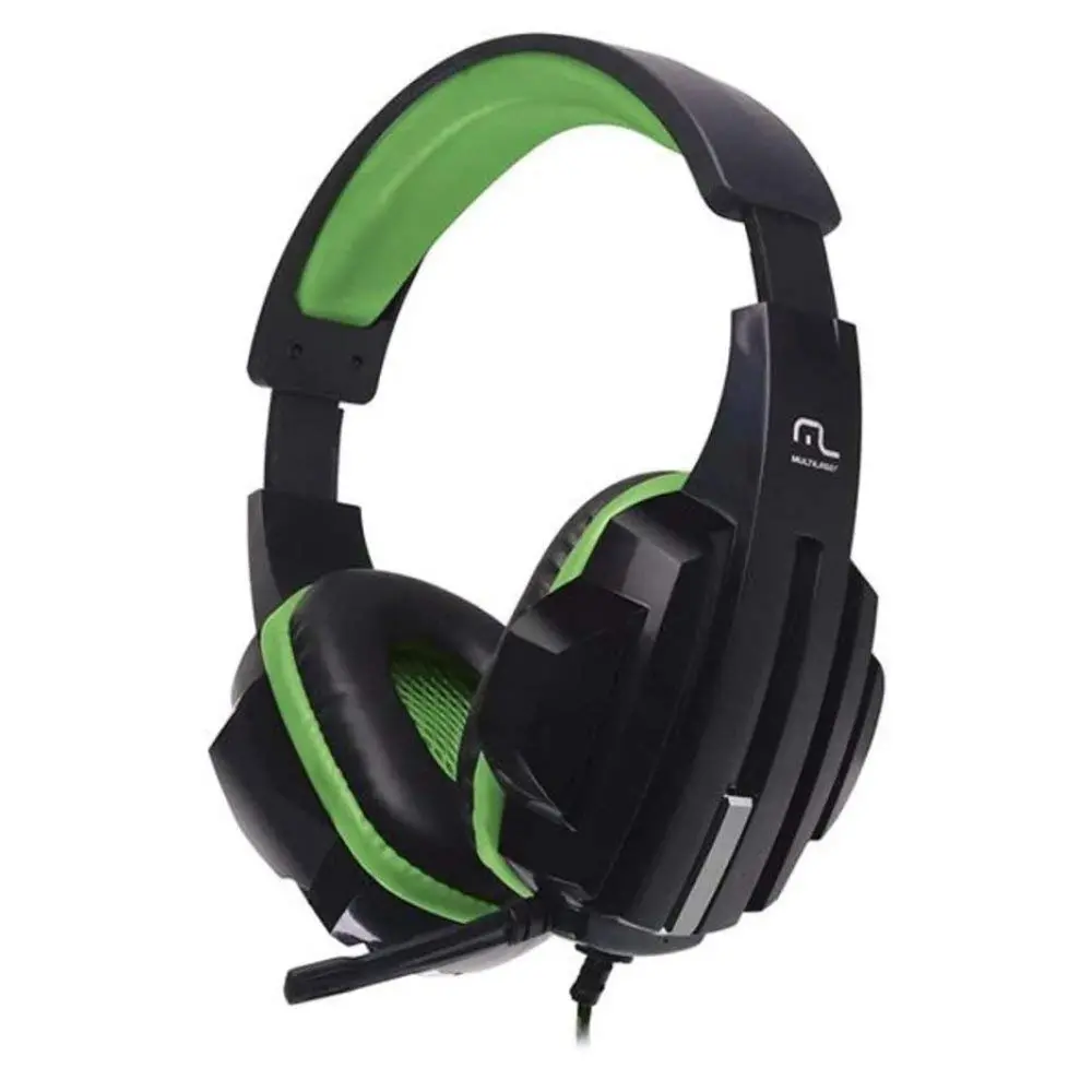 Headset Gamer P2 Preto/Verde Multi - PH123 - 1