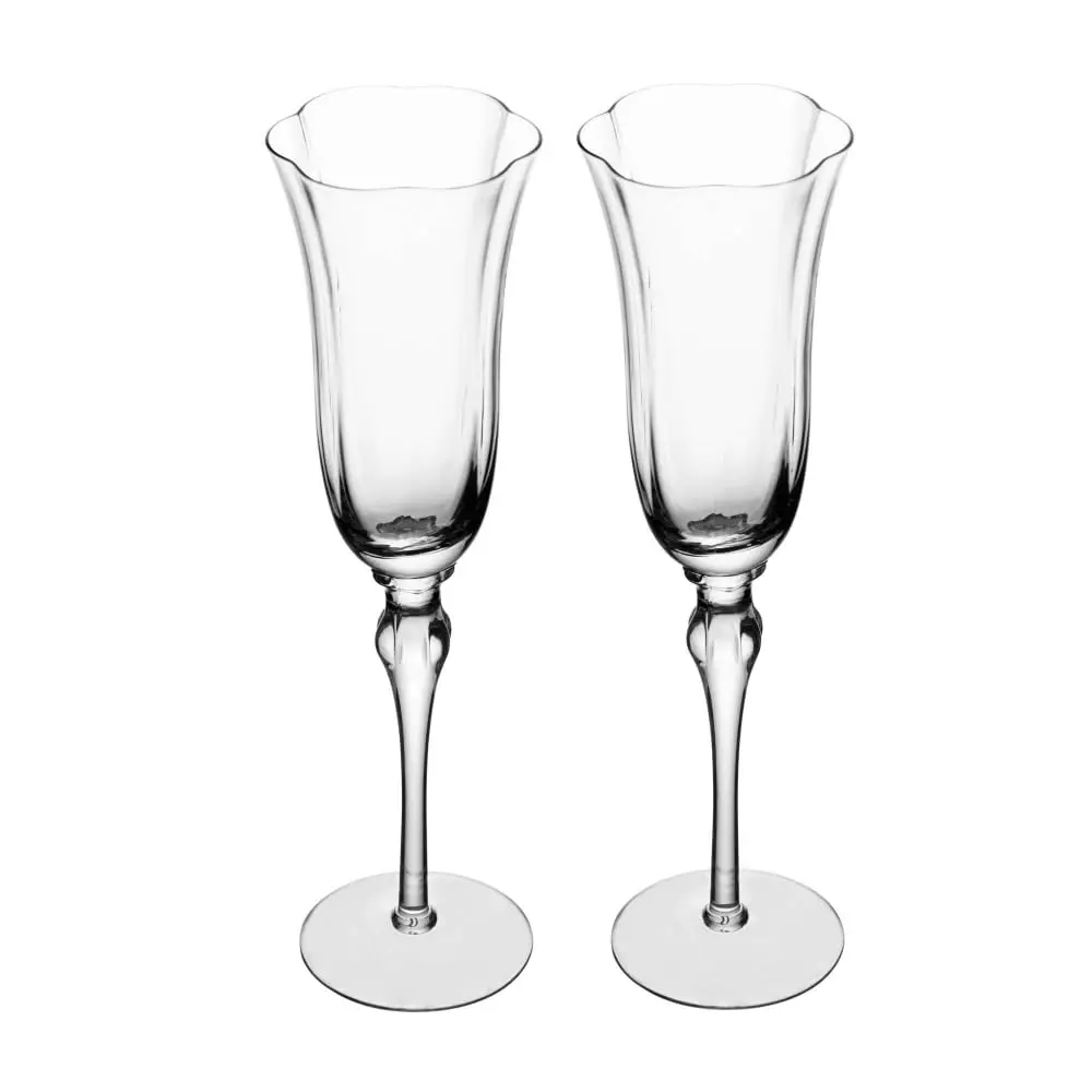 WOLFF - Conjunto 2 Taças para Champanhe Lily 200ml Vidro