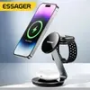 [Com Taxa] Suporte 3 em 1 Magnético 15W Essager p/ iPhone, Watch e AirPods - 1