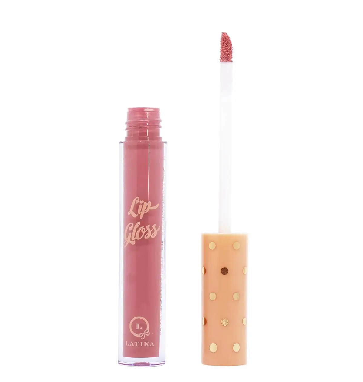 Latika Lip Gloss n° 41 brilho labial nude rosa hidratante e pigmentado - 4ml - 1