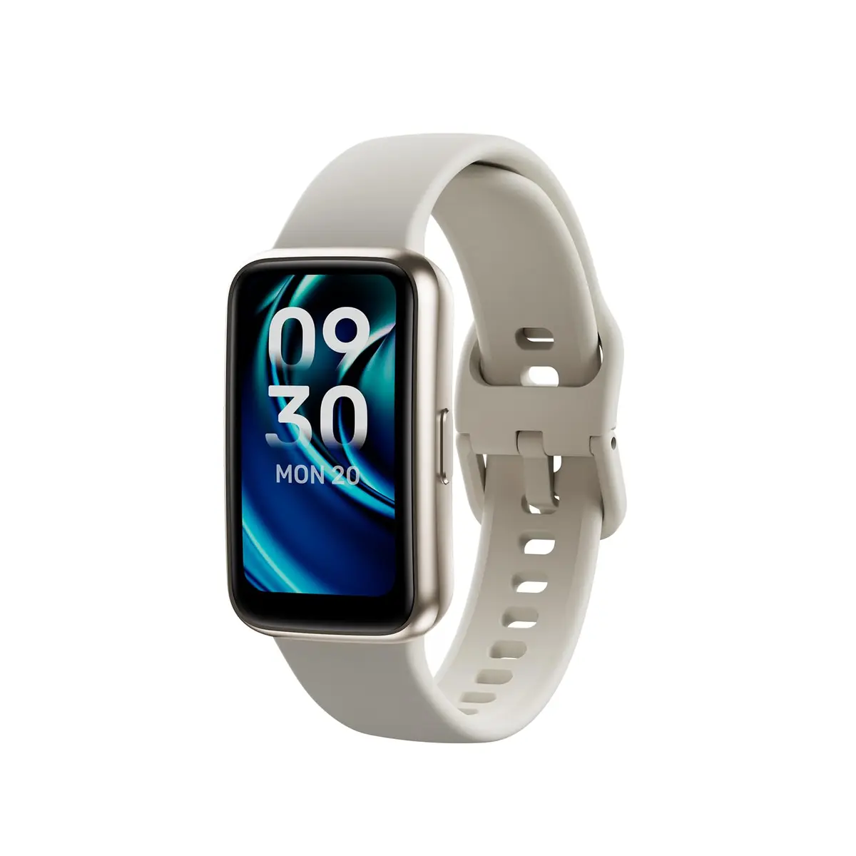 Smartband Inteligente à Prova D'Água para Natação, +100 Mostradores, Smartwatch Relógio FB057 para Homens e Mulheres (Prata) - 1