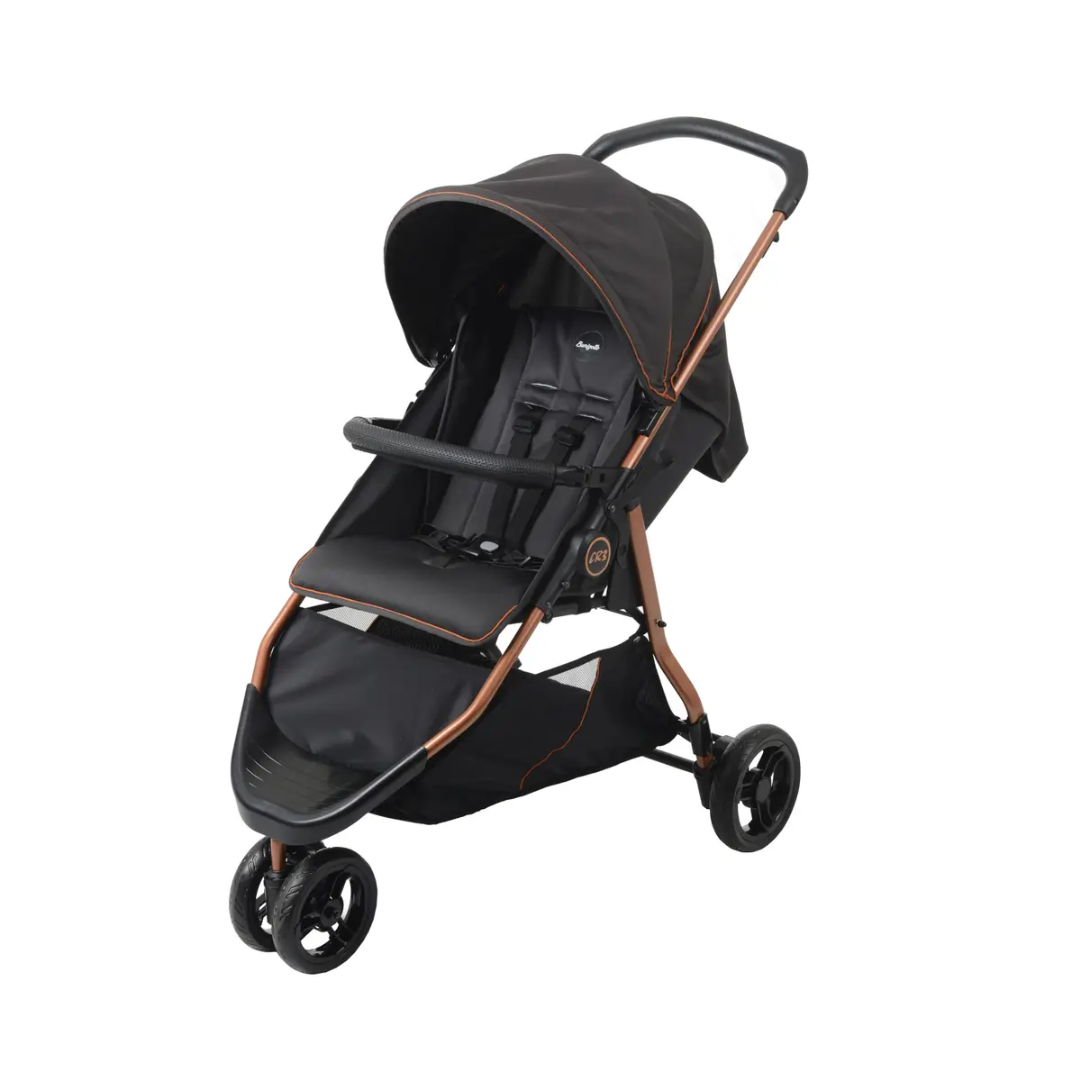 Carrinho de Bebê CR3 22kg Gray Cobre - Burigotto