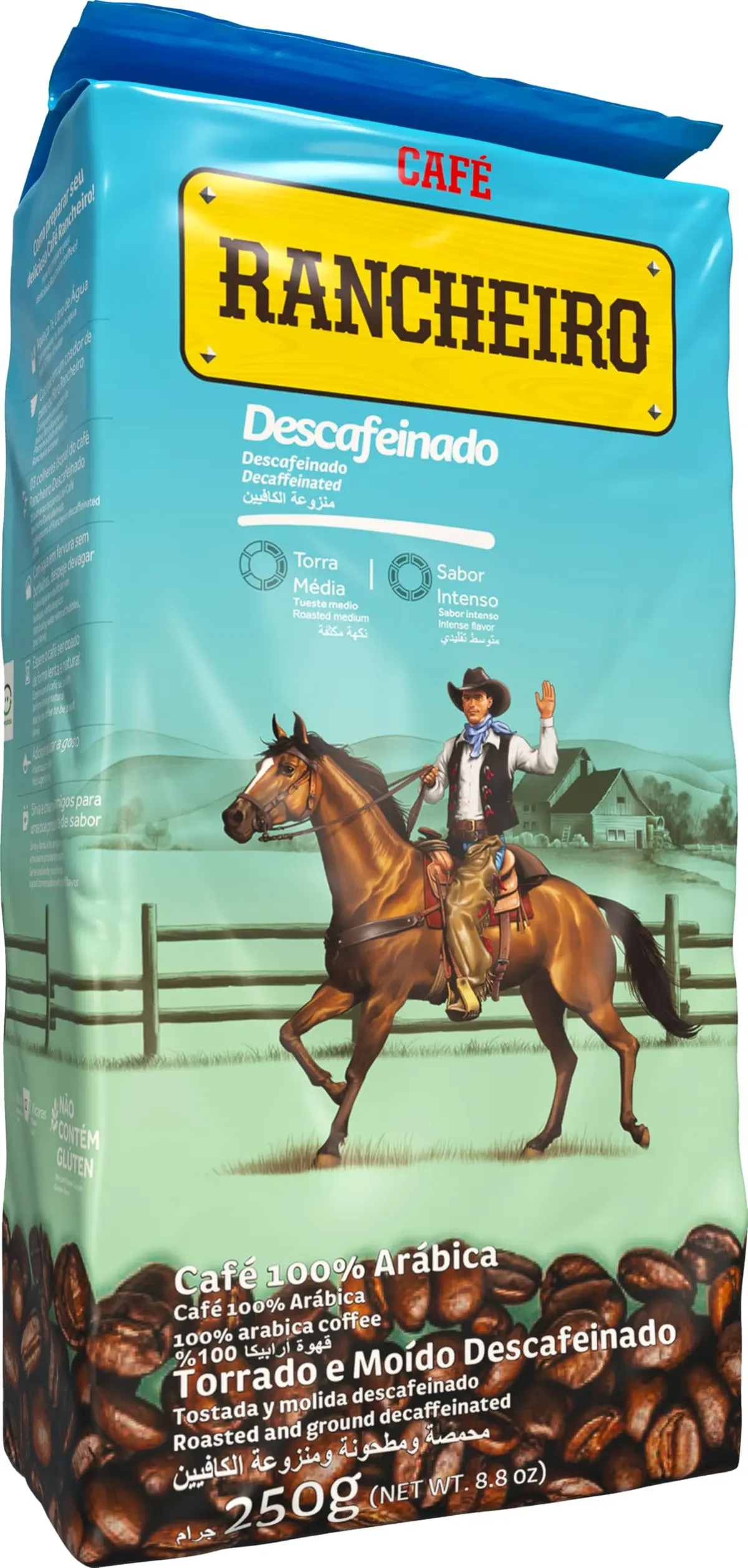 Café Descafeinado Rancheiro, 250g | Sabor com Leveza